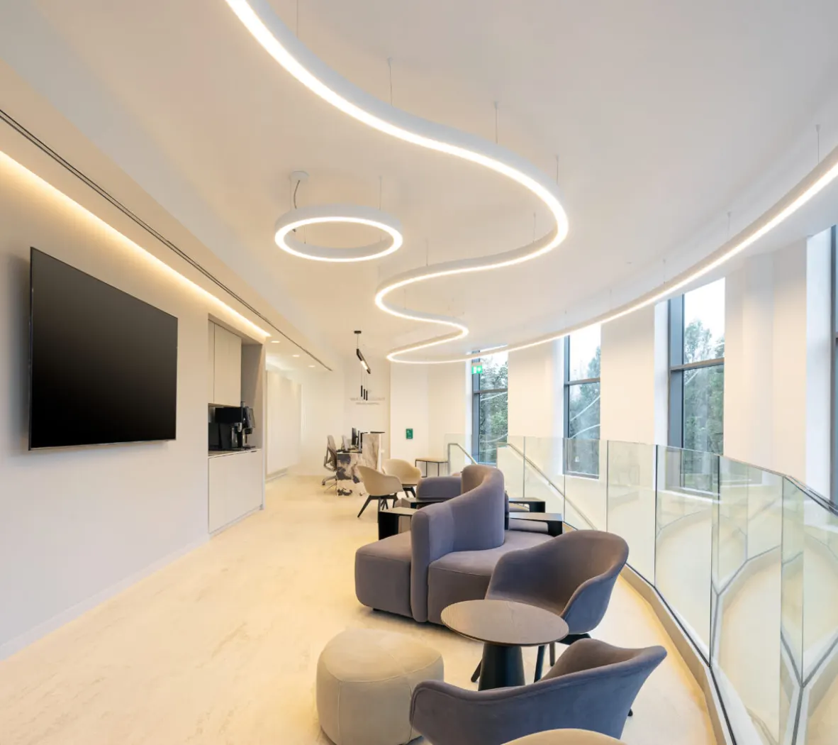 waiting area warterfront private hospital edinburgh